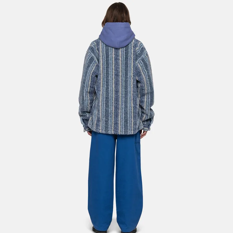 Stussy Striped Sherpa Shirt-3