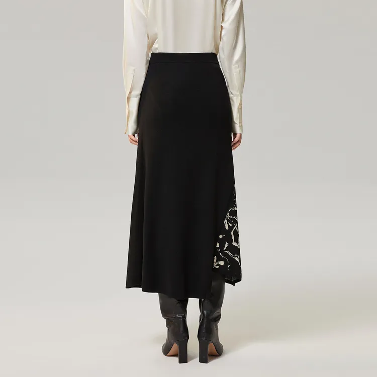 OVV Casual Long Skirts Women's Black Trim A2-3