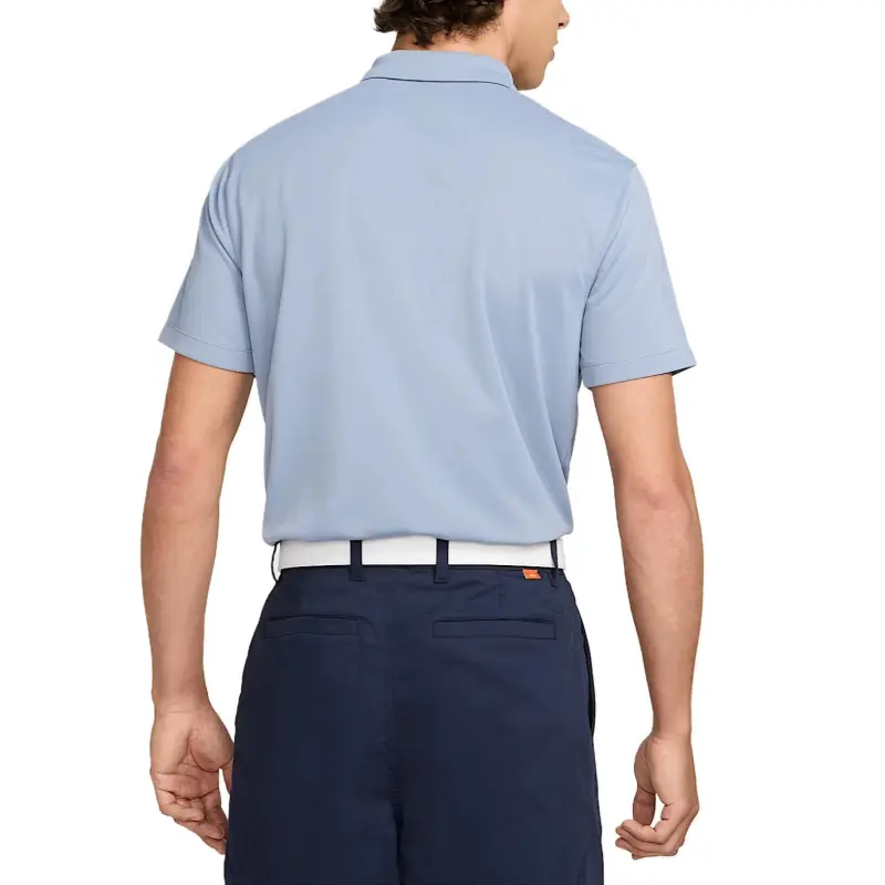 Nike Dri Fit Polo Shirt Men's Gray Rock/White-1