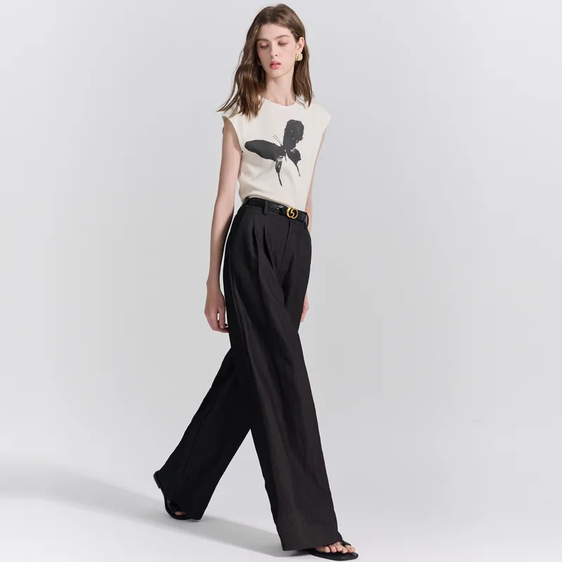3COLOUR Casual Pants Women's Silent Gray-6