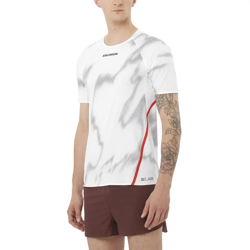 SALOMON S/LAB Speed T Shirt Men's White-2