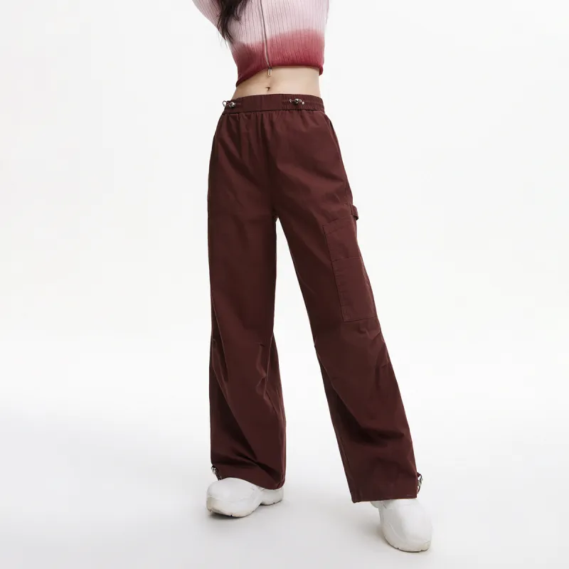 ONLY Casual Pants Women's F15 Merlot Wine Red-2