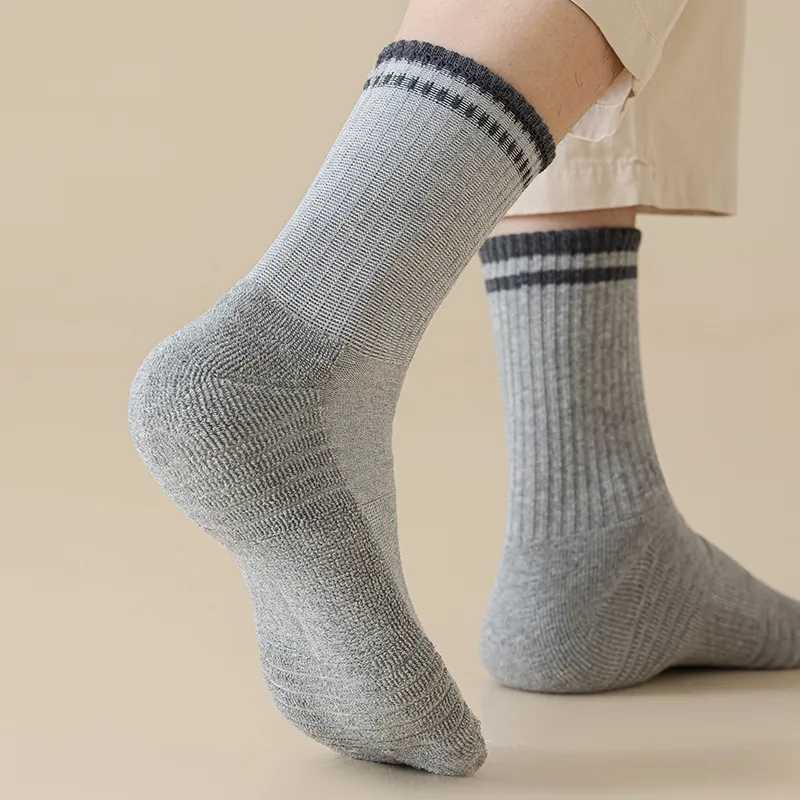 Primeet Mid Calf Socks Men's 4 Pack-2