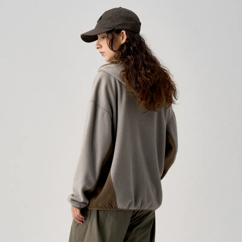 714STREET Sweatshirt Unisex Taupe & Coffee-4