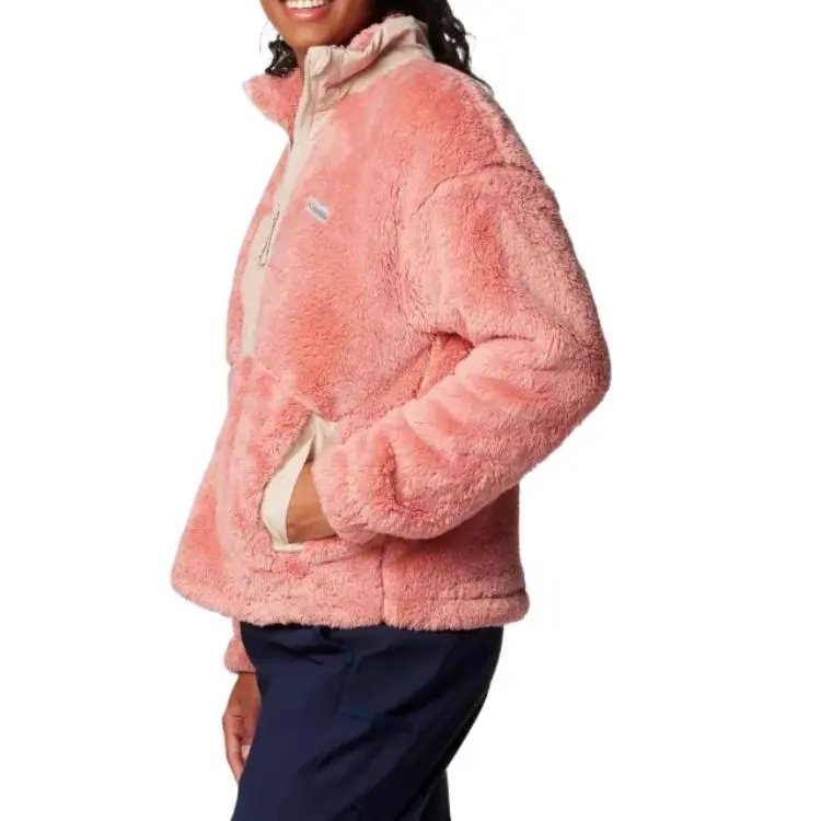 Columbia Boundless Sherpa Full Zip Velvet-feel Coat Women's Pink-3