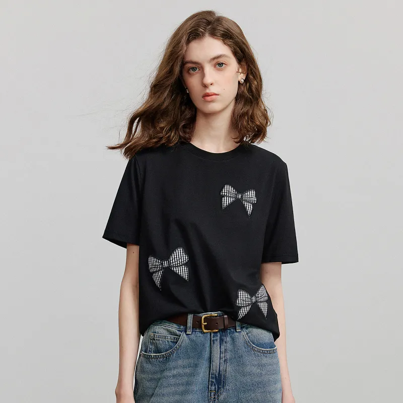 Initial Language T Shirt Women's-1
