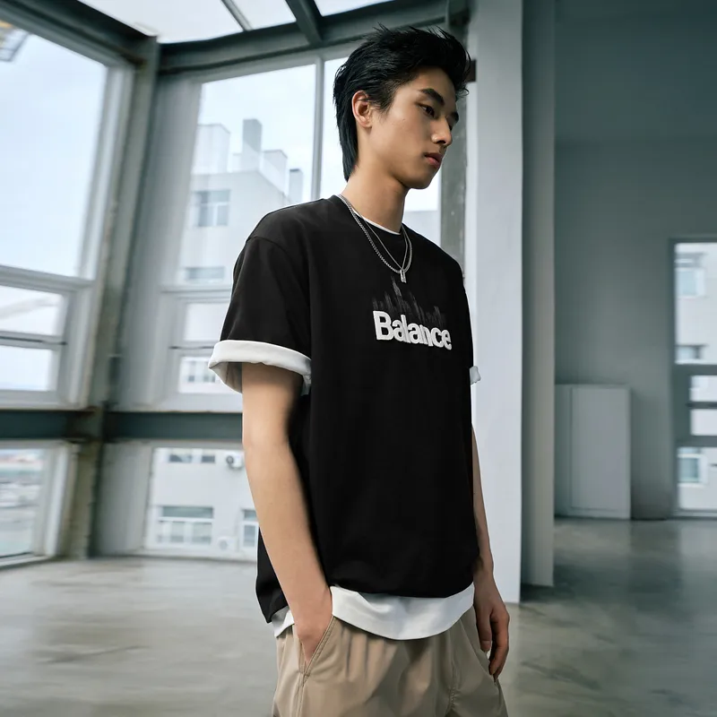GXG Urban Aesthetics Of The Blockbuster Weaving Series T Shirts Men-7