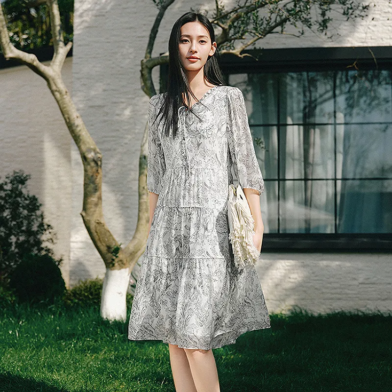 JZ. ANNAKRO Long Sleeved Dress Women's-4