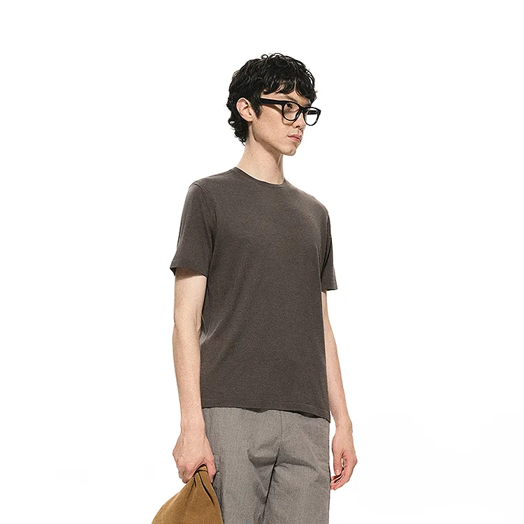 CROQUIS Black Thread T Shirt Men's-9
