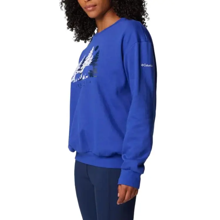 Columbia Hart Mountain Crew III Sweatshirt Women's Blue-2