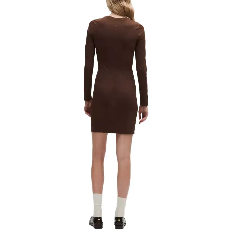 Lululemon All AlignedRibbed Long Sleeved Dress Women's-1