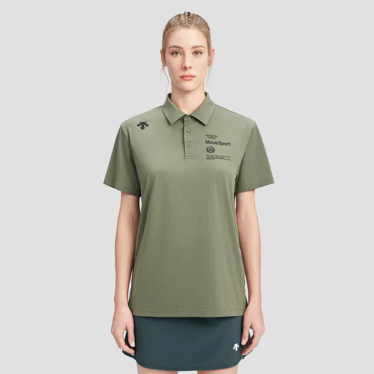 DESCENTE TRAINING Polo Shirts Unisex-18