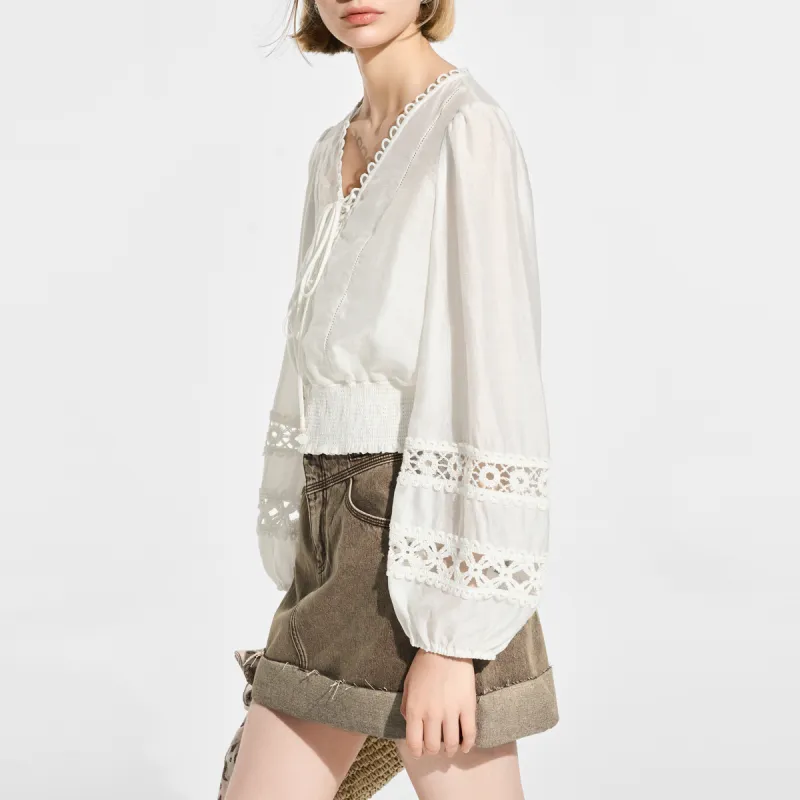 Bethine Shirts Women's Gardenia White-8