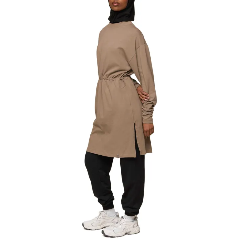 GYMSHARK Coats Women's Brown-2