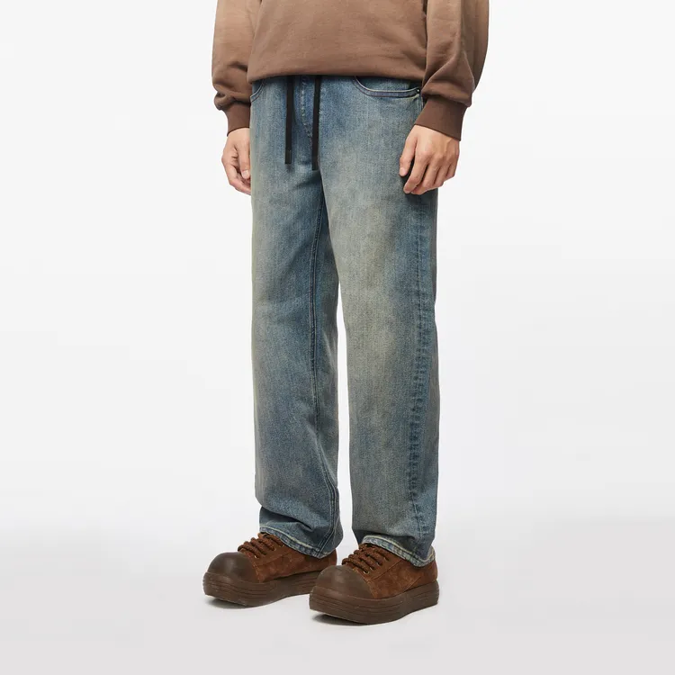 ABLE JEANS Men's Yellow Mud Blue-5