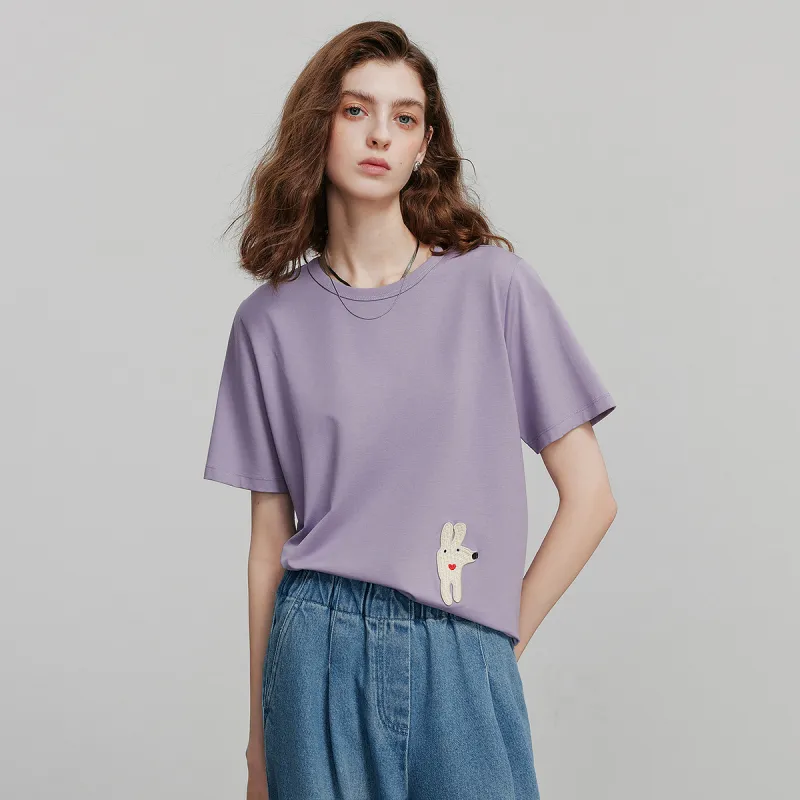 Initial Language T Shirt Women's-7