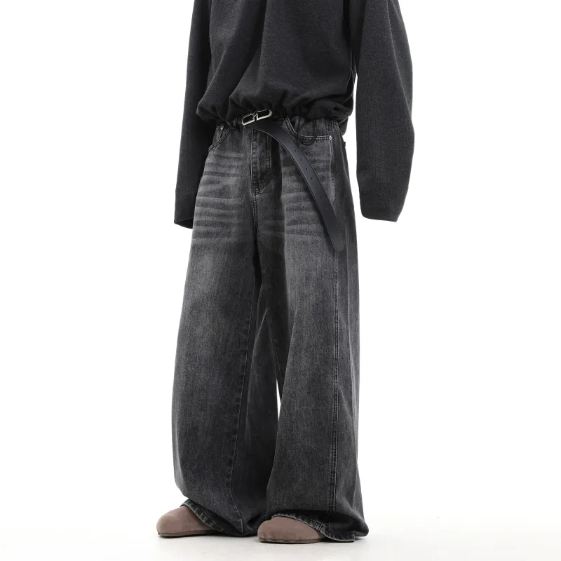 CUWU Jeans Unisex Black Gray Color-1