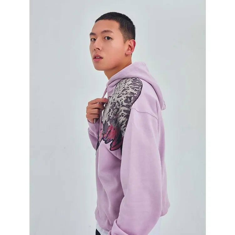 JI CHENG Sweatshirt Unisex Lilac-5