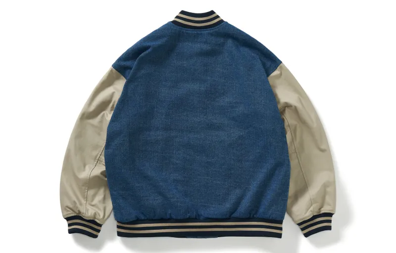 714STREET Jackets Coats Unisex Denim Blue-1