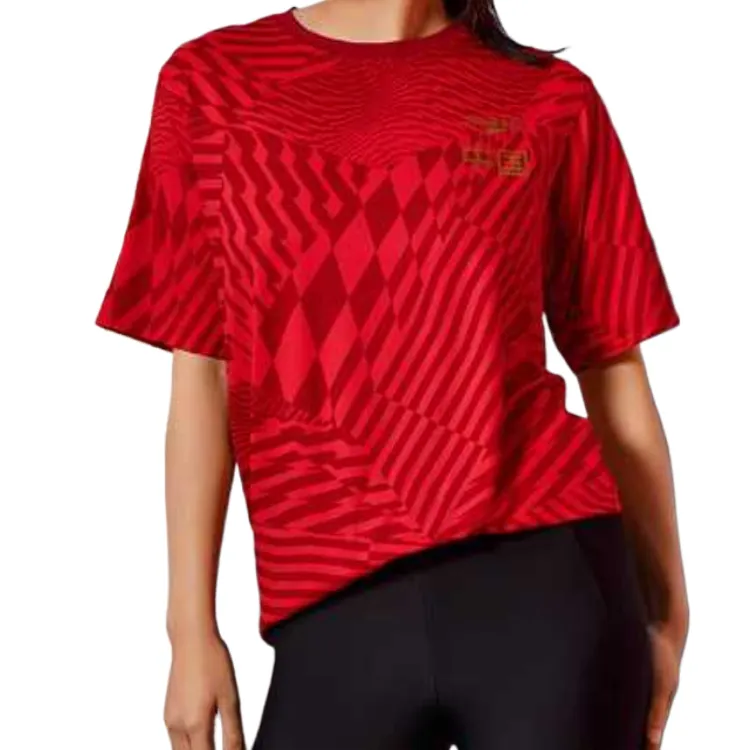 Speedo T Shirts Unisex Red-1