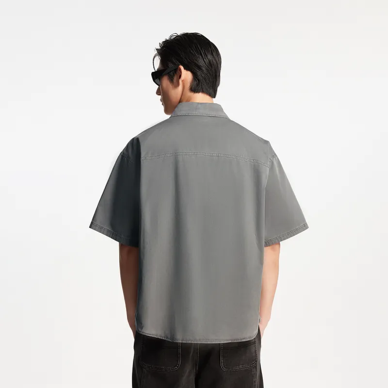 JACK JONES· Shirt Men's C47 Lime Gray-4