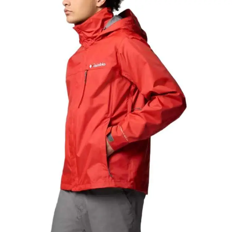 Columbia Jackets Men Canvas Red-2