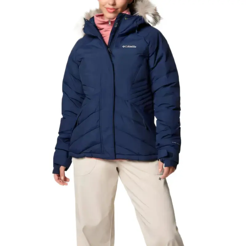 Columbia Lay D Down Down Jacket Women's Marine Blue-3