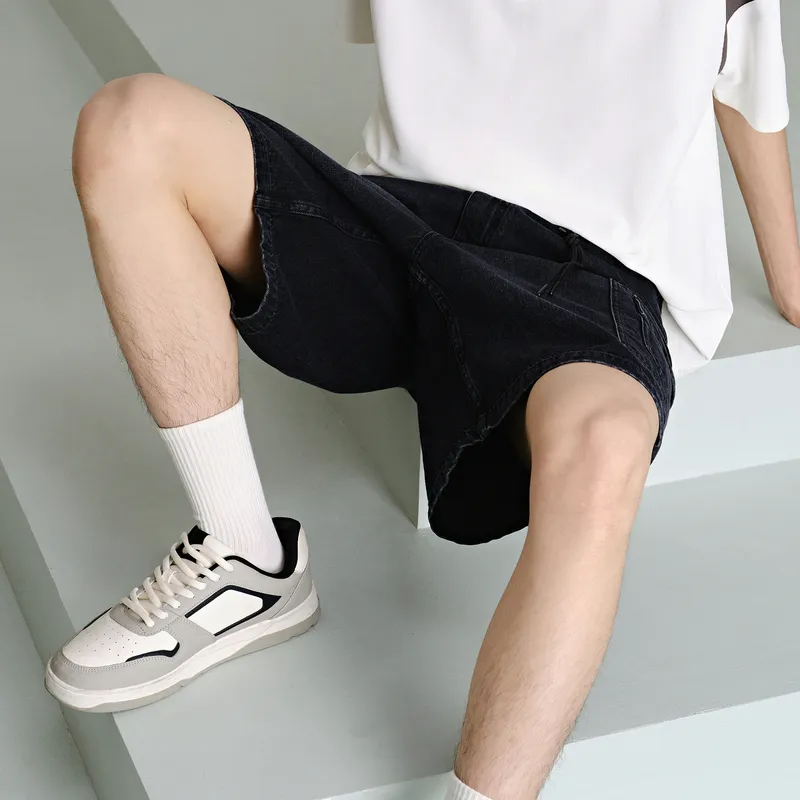 GXG Denim Shorts Men Black-4