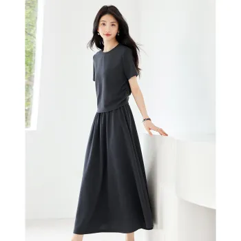 Like The Age Of Water Skirt Set Women's Dark Gray