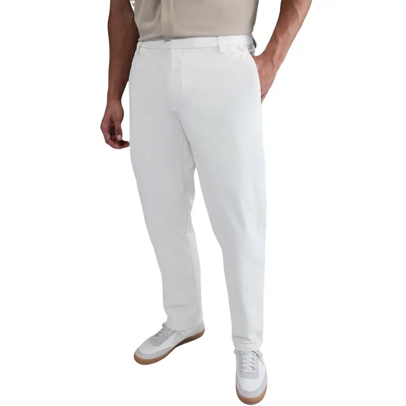 Nike Dri Fit Casual Pants Men's White-1