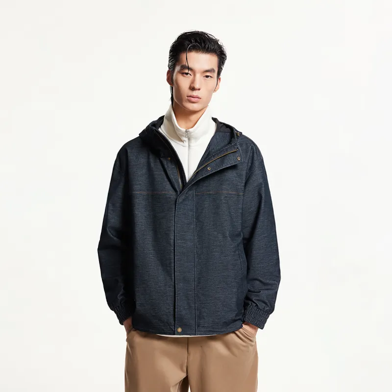 JACK JONES· Jackets Coats Men's E41 Dark Blue Denim-2