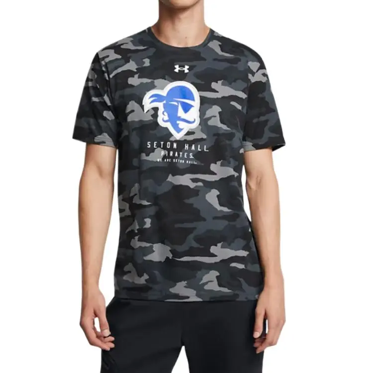 Under Armour Performance CottonCollegiate Camo T Shirt Men's Camouflage-2
