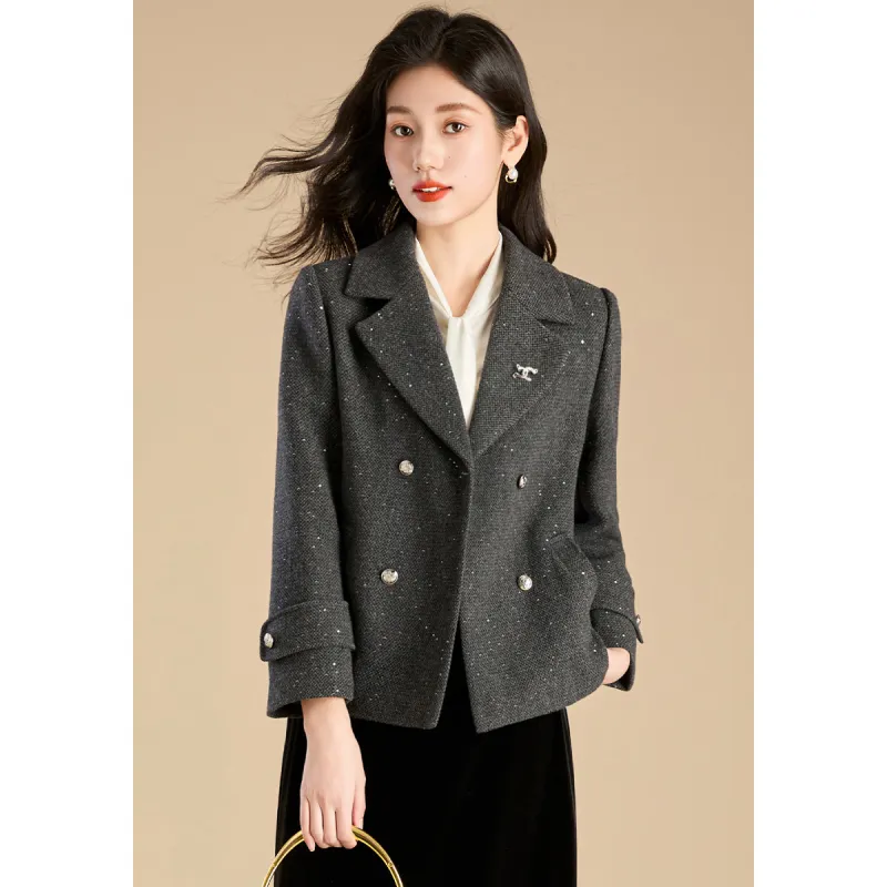 Mylan Spring Fall Business Suit Women's Gray Collection Brand Stay Updated With Event Alerts-3