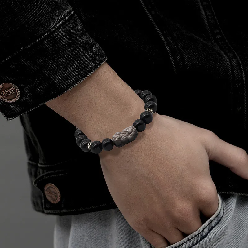 Royal Heaven's Choice Obsidian Bracelets Unisex-2