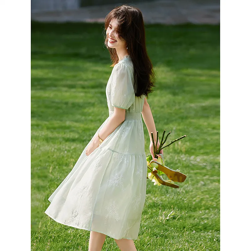 A Paradise For Awakening Short Sleeved Dress Women's-6