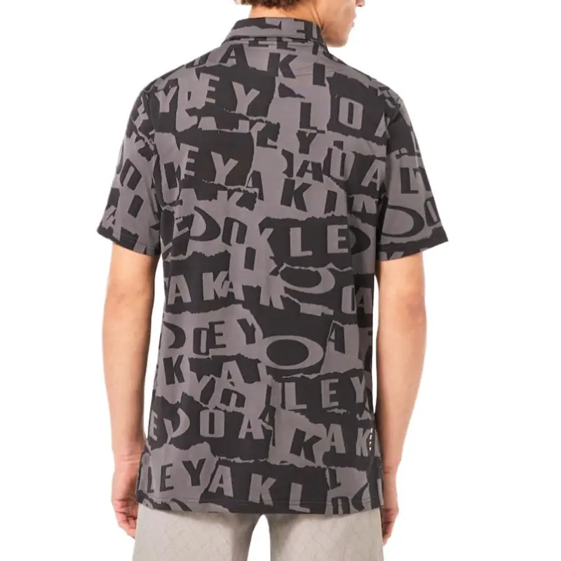 Oakley Ransom Jacquard Shirt Men's Gray-4