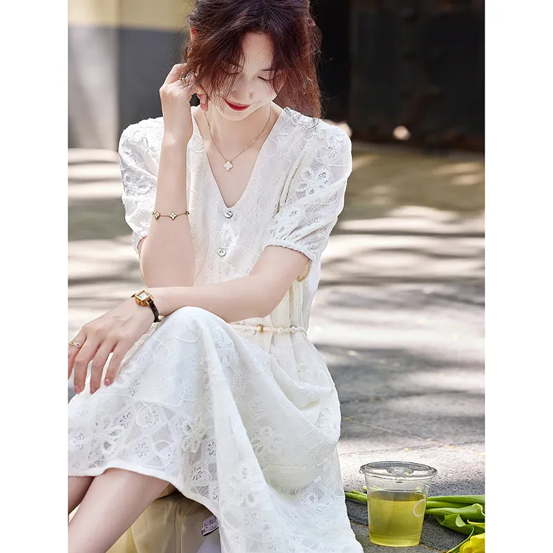 A Paradise For Awakening Short Sleeved Dress Women's-5