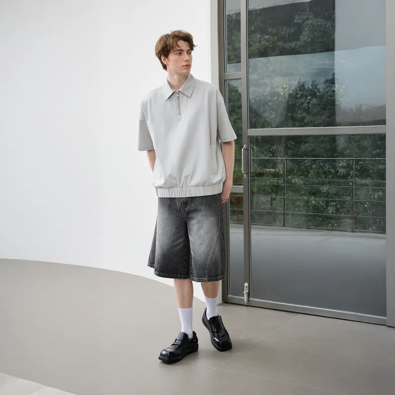 Lilbetter Polo Shirts Men Light Gray-5
