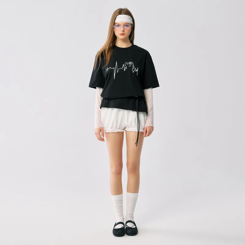 MYSAMESAME T Shirts Unisex Black-2