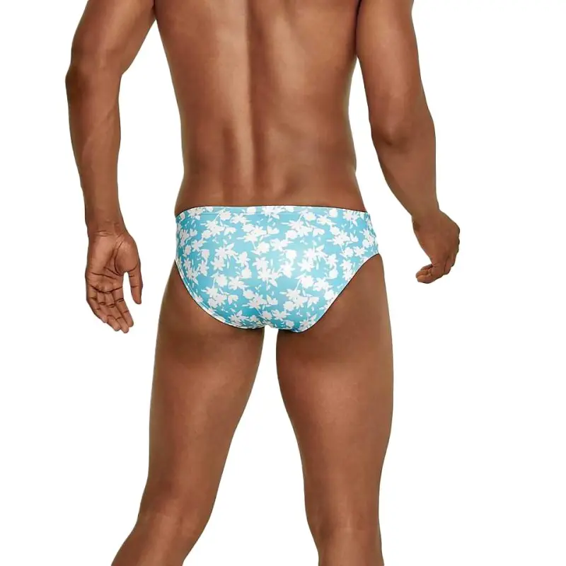 Speedo Men's Printed One Brief Cobalt Blue Swimming Shorts Men's-11