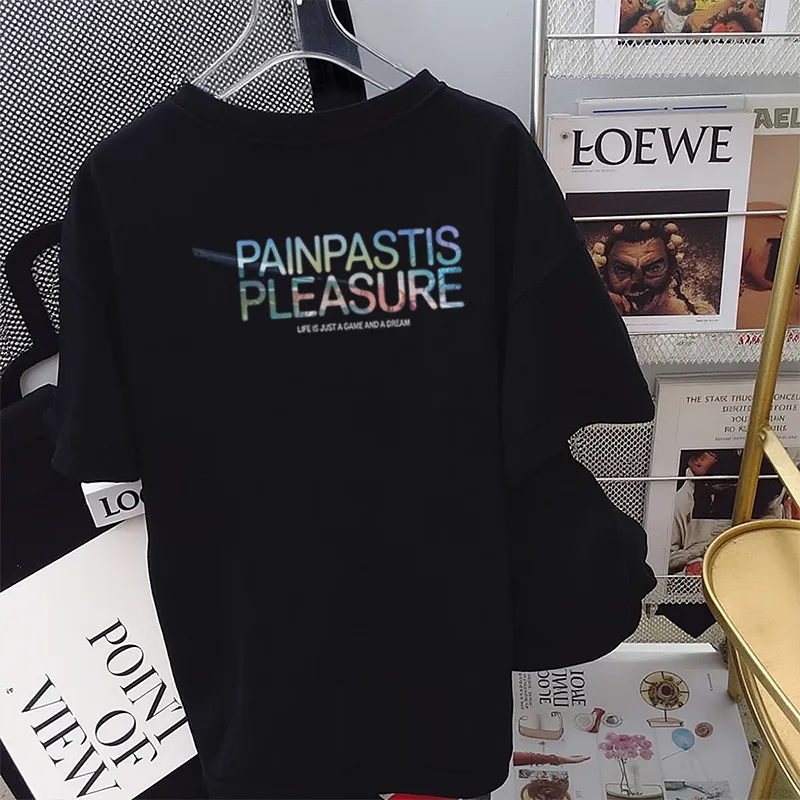 FAIRWHALE Drop Shoulder Sleeve T Shirt Women's-5