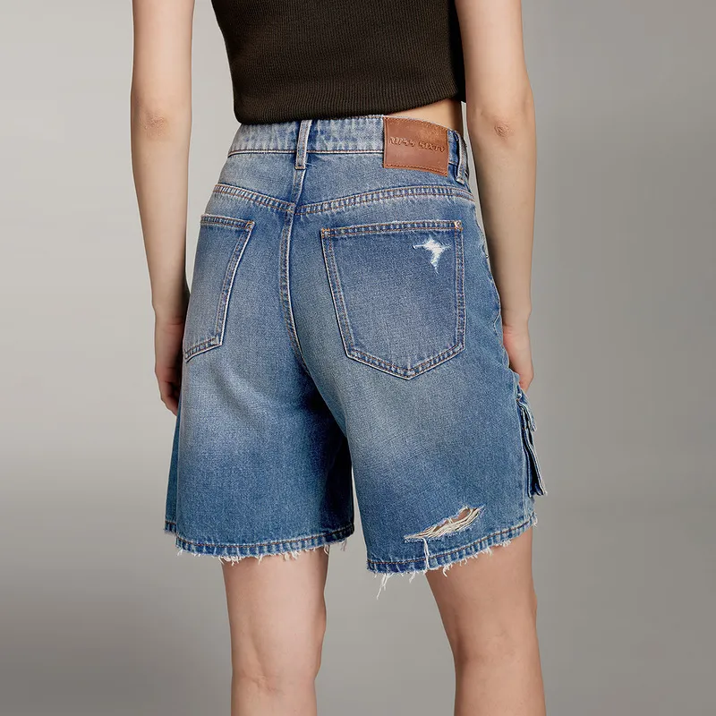 Miss Sixty Denim Shorts Women's Medium Blue-4