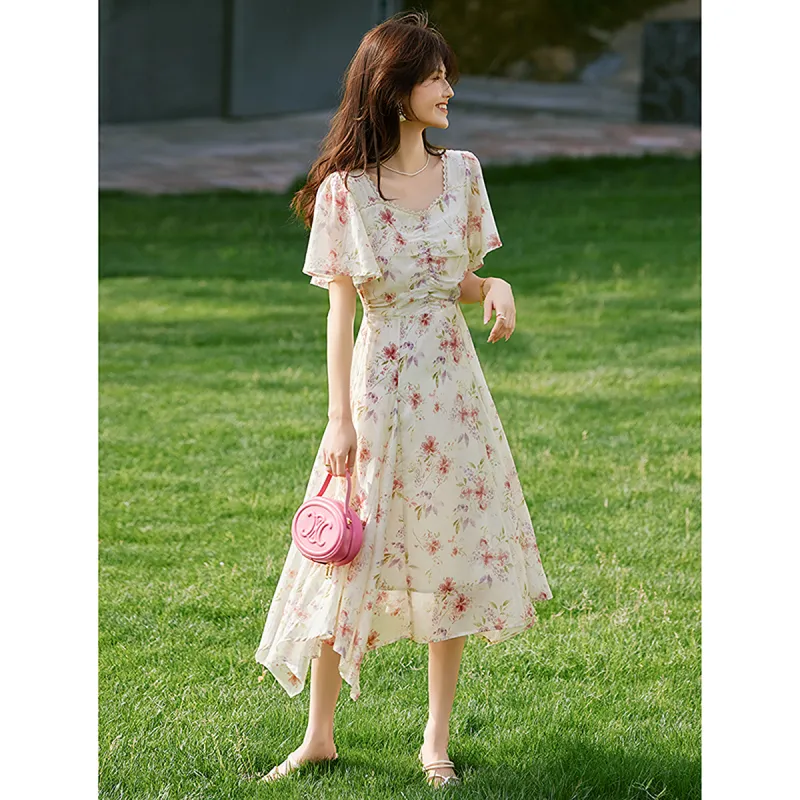 A Paradise For Awakening Short Sleeved Dress Women's-3