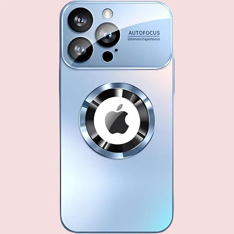 Sopi Acrylic Material Matte Large Window Magnetic Phone Cases Compatible With IPhone 16/15 Pro Max/Apple 13/14 Pro/Max-7
