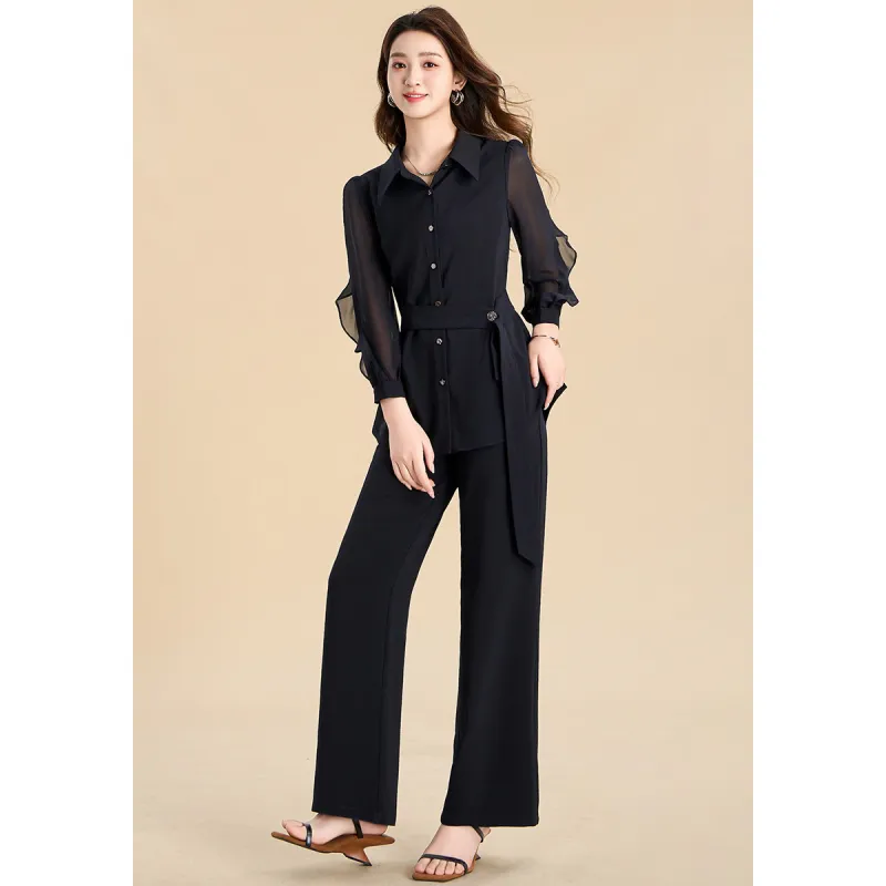 Mylan Casual Suit Women's Navy Blue-3