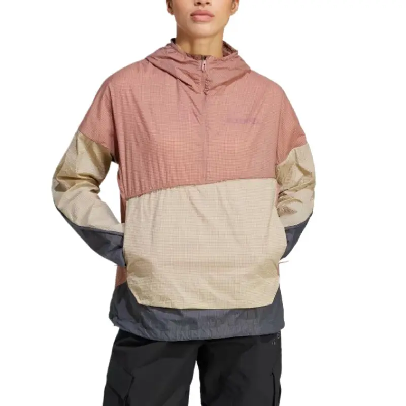 Adidas TerrexXPLORIC Wind Anorak Jacket Women's Khaki-1