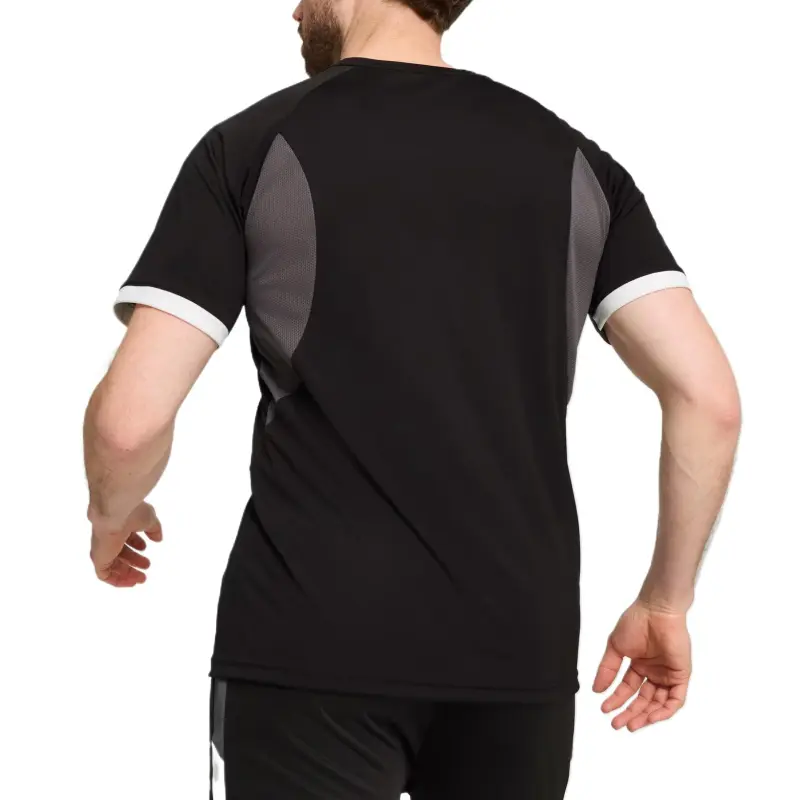 PUMA INDIVIDUALLIGADRYCELL Soccer Jersey Men's Black Shadow Gray-3