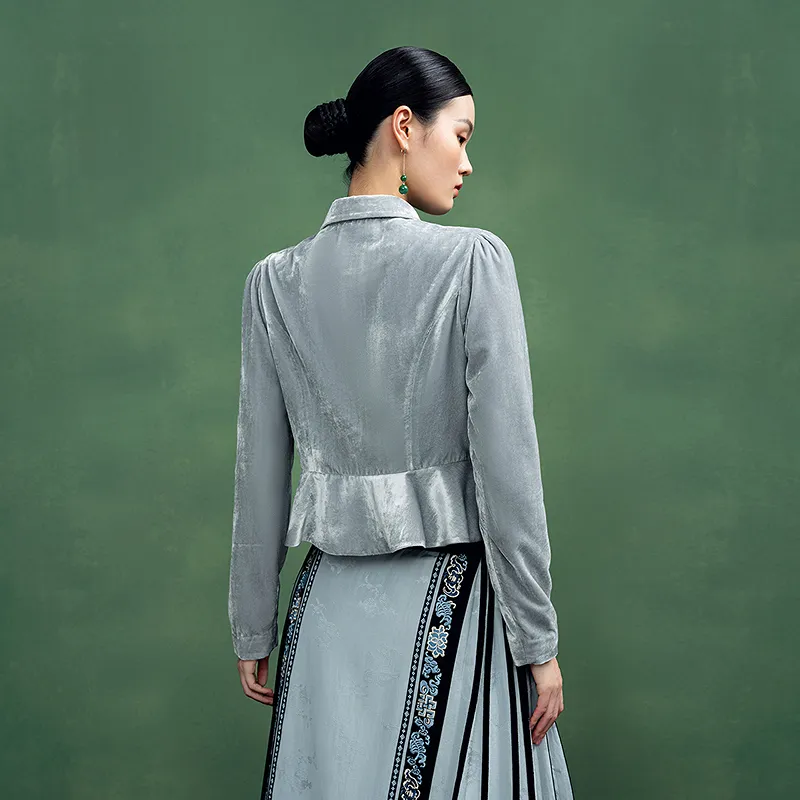 A LIFE ON THE LEFT Cropped Coat Women's-19