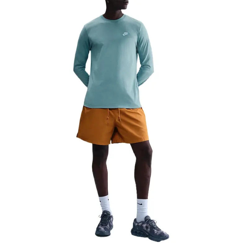 Nike Sportswear Club T Shirt Men's Denim Blue Green 464-1