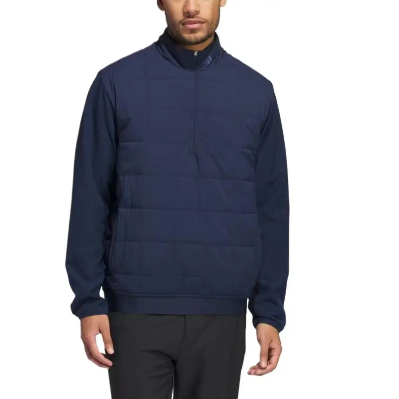 Adidas Ultimate365 Quilted Dwr Half Zip Sweatshirt-1